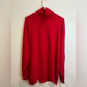Hampton Point Red cotton turtle neck men large